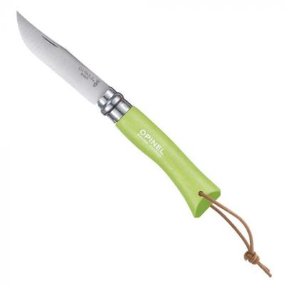 CANIF OPINEL INOX BOIS VERT VIROBLOC